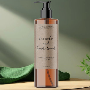 Etiqueta de botella de cosméticos impermeable de k