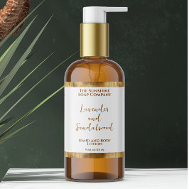 Etiqueta de botella de Relieve metalizado blanco y