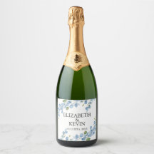 Etiqueta de botella de vino brillante con acuarela