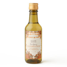 Etiqueta de botella de vino de Friendsgiving para