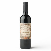 Etiqueta de botella de vino de granja vintage para