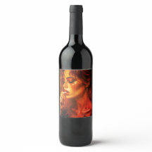 Etiqueta de botella de vino "I'm Done"