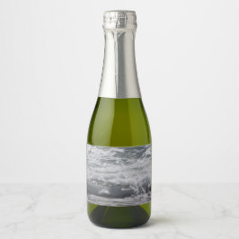 Etiqueta de botella del océano Atlántico