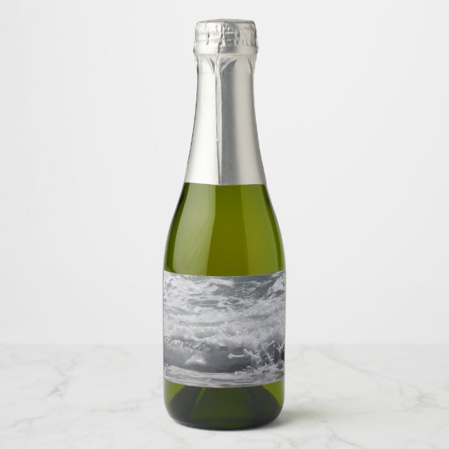 Etiqueta de botella del océano Atlántico (Anverso)