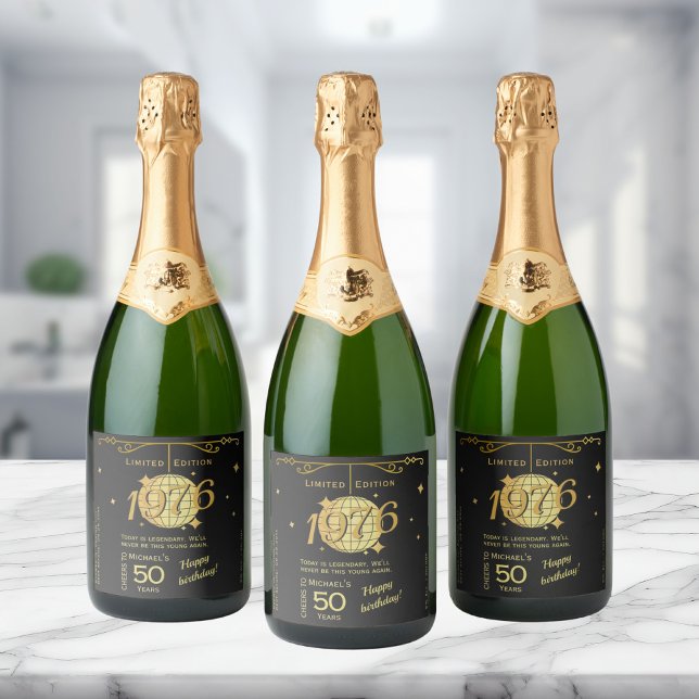 Etiqueta de botella negra para cumpleaños número 5 (Subido por el creador)