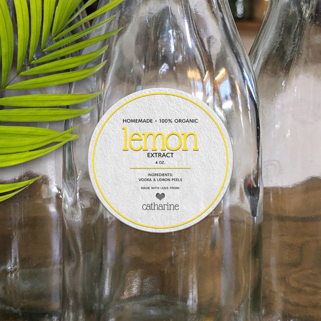 Etiqueta de botella personalizada de extracción de (Subido por el creador)