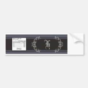 Etiqueta de botellas de agua Black Tie Affair Gray