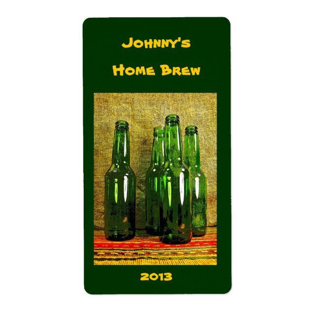 Etiqueta de botellas de cerveza (Frente)