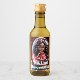 Etiqueta de botellas de vino mini