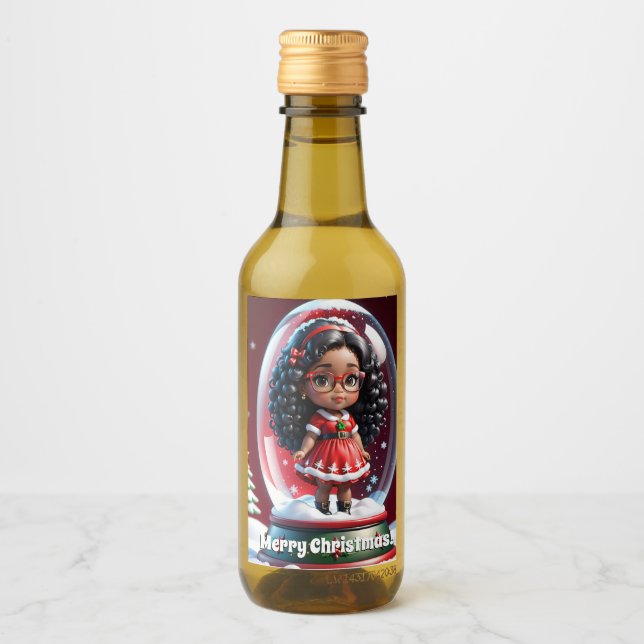 Etiqueta de botellas de vino mini (Anverso)