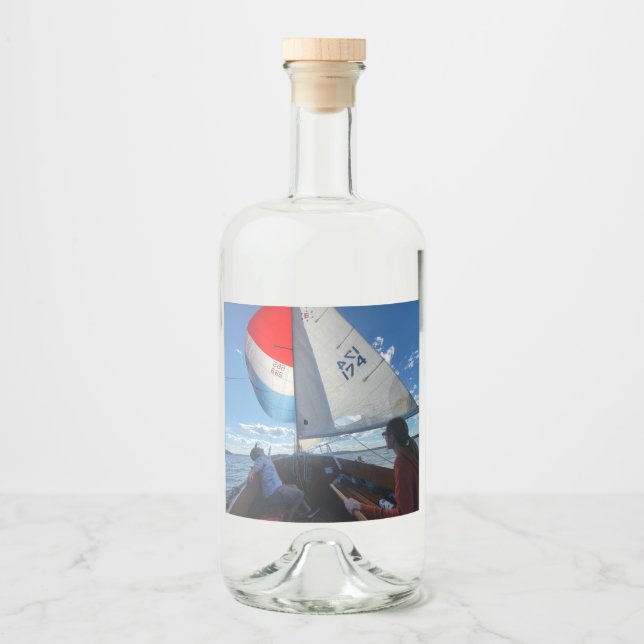 Etiqueta de botellas de yate (pegatina) (Anverso)