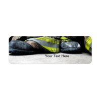 Etiqueta de botes de bomberos