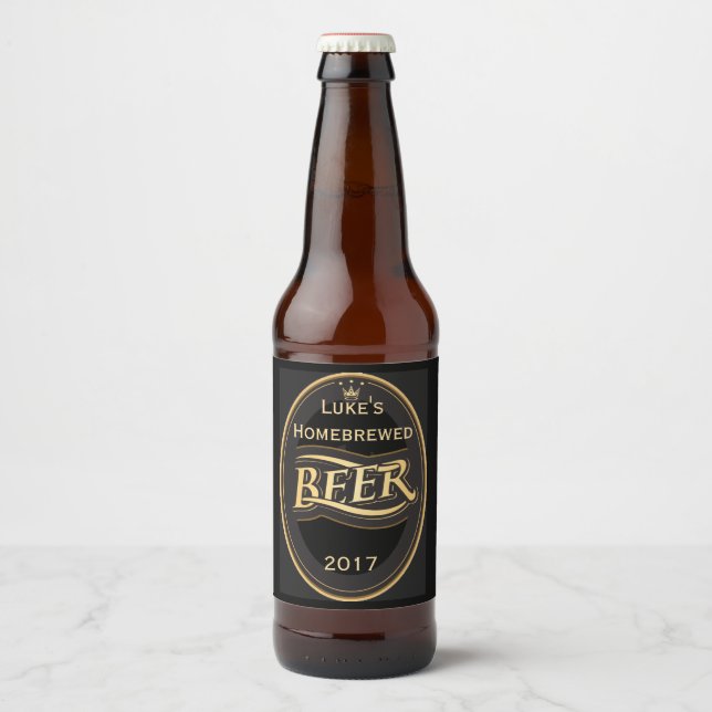 Etiqueta de brea doméstica de diseño de cerveza (Anverso)