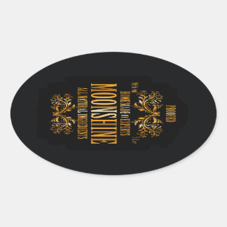 Etiqueta de brillo lunar