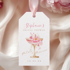 Etiqueta de brindis de Prosecco Pétalos de Oro Ros