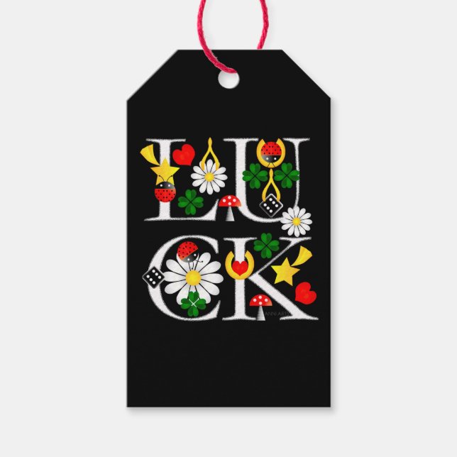 Etiqueta de buena suerte (Anverso)