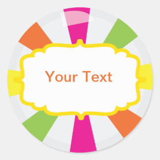 Etiqueta de bufé con Fiesta de golosinas gigantes