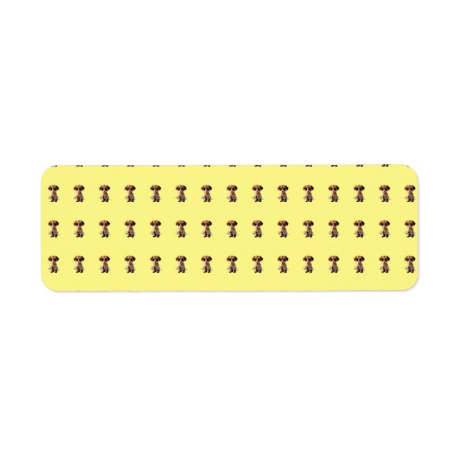 Etiqueta de cachorrito (Frente)