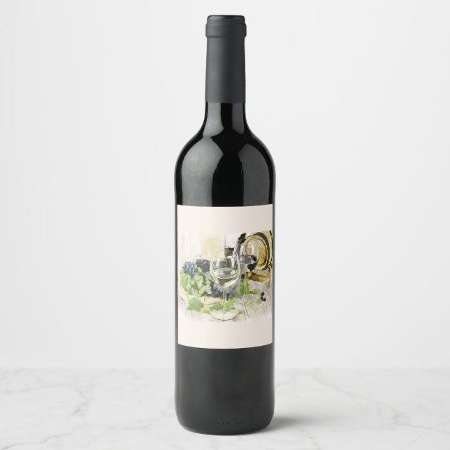 Etiqueta de campo de vino ruso (Anverso)