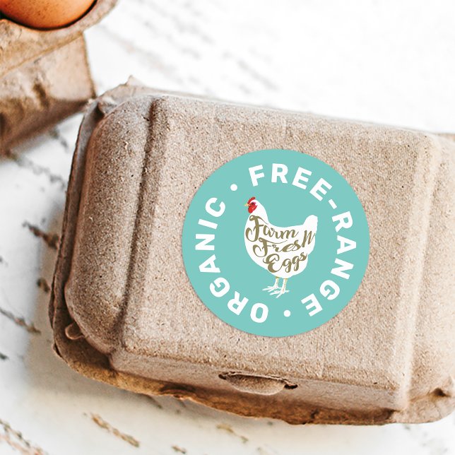 Etiqueta de cartón de silueta de pollo de huevo fr (Subido por el creador)