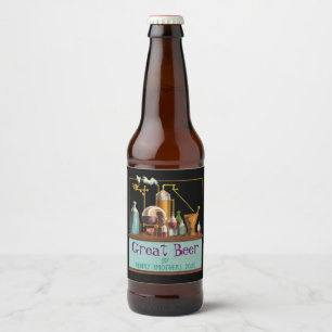 Etiqueta de cerveza Alchemist Brewmaster