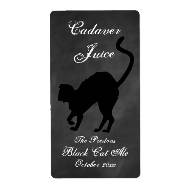 Etiqueta de cerveza de jugo Cadaver (Frente)