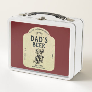 Etiqueta de cerveza de padre
