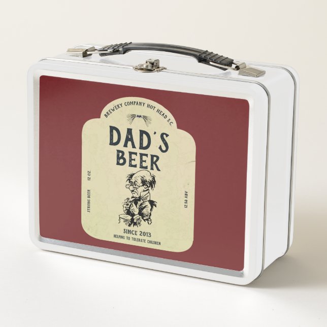 Etiqueta de cerveza de padre (Anverso)