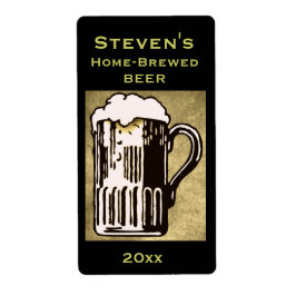 Etiqueta de Cerveza Mug Home Brew