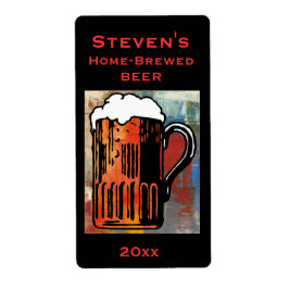 Etiqueta de Cerveza Mug Home Brew