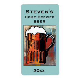 Etiqueta de Cerveza Mug Home Brew