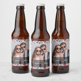 Etiqueta de cerveza Rosa
