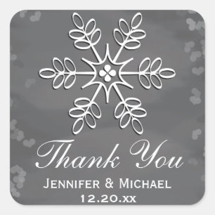 Etiqueta de 'Chalkboard Snowflake'