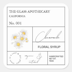 Etiqueta de Chamomile Apothecal