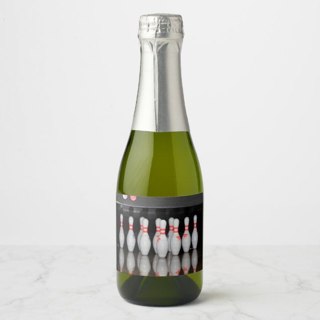 Etiqueta de Champagn de boliche (Anverso)