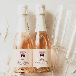 Etiqueta de Champagne Miniatura para Despedida de 