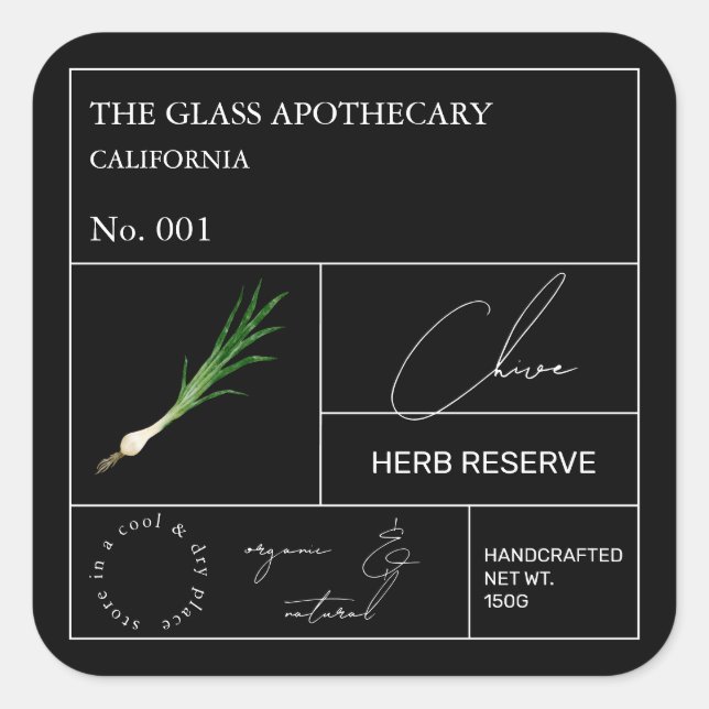 Etiqueta de chip apothecary (Anverso)