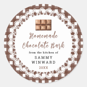 Etiqueta de Chocolate Casero