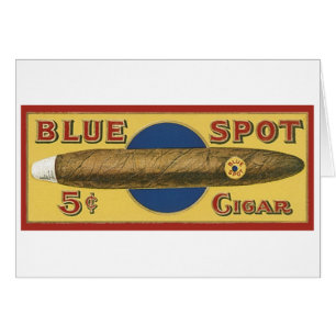 Etiqueta de Cigar de Blue Spot