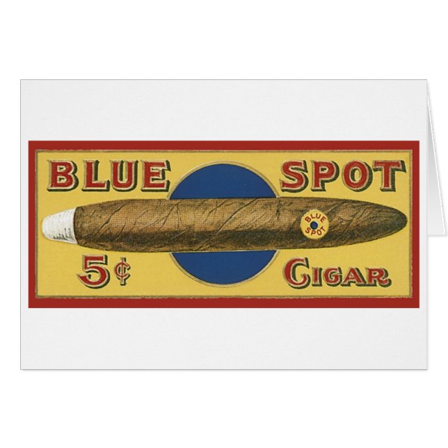Etiqueta de Cigar de Blue Spot (Anverso (Horizontal))