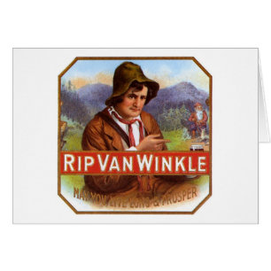 Etiqueta de cigarro Rip Van Winkle
