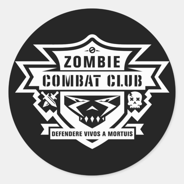 Etiqueta de club de combate (Anverso)