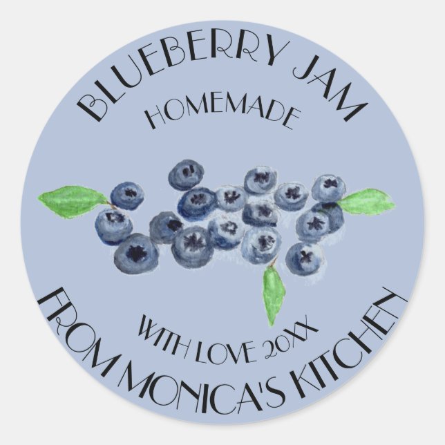 Etiqueta De Cocina De Frutas Al Acuarela De Mermel (Anverso)