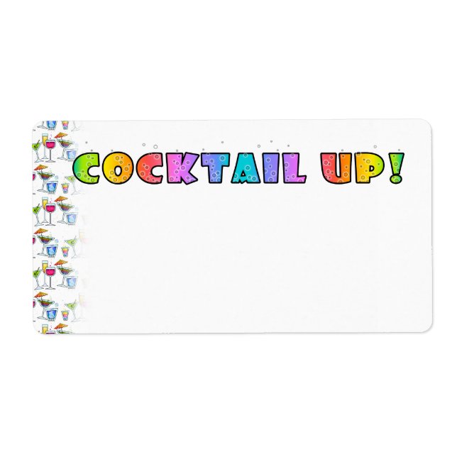 ETIQUETA DE COCKTAIL (Frente)