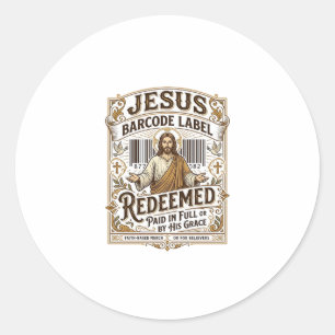 Etiqueta de código de barras de Jesús Redimido Jes