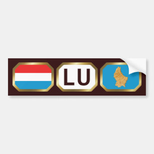 Etiqueta de código de señalización luxemburgues