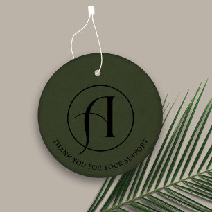 Etiqueta de colación de marca de logotipo redondo 