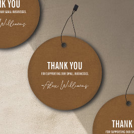 Etiqueta de colación de marca de logotipo redondo 