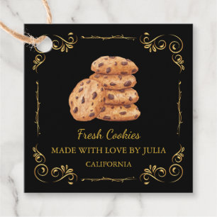 Etiqueta de colchón de cocina fresca casera vintag