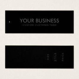 Etiqueta de colchón Minimalista moderna de ropa de